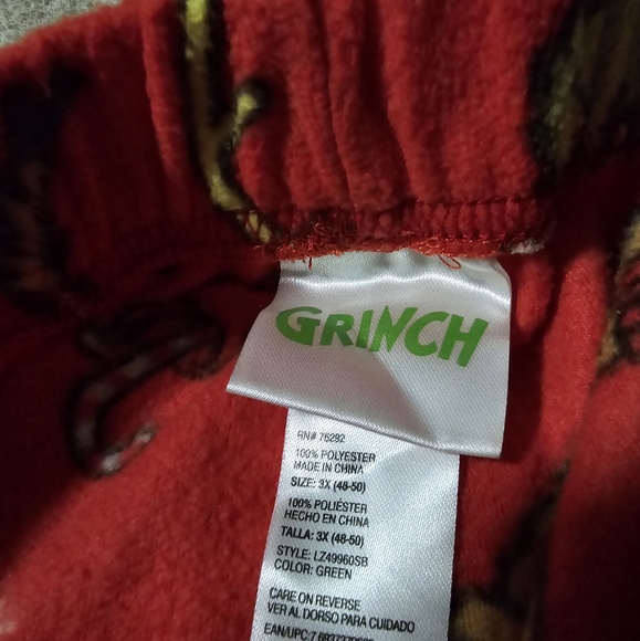 Adult Grinch Pajamas - Picture 2 of 6